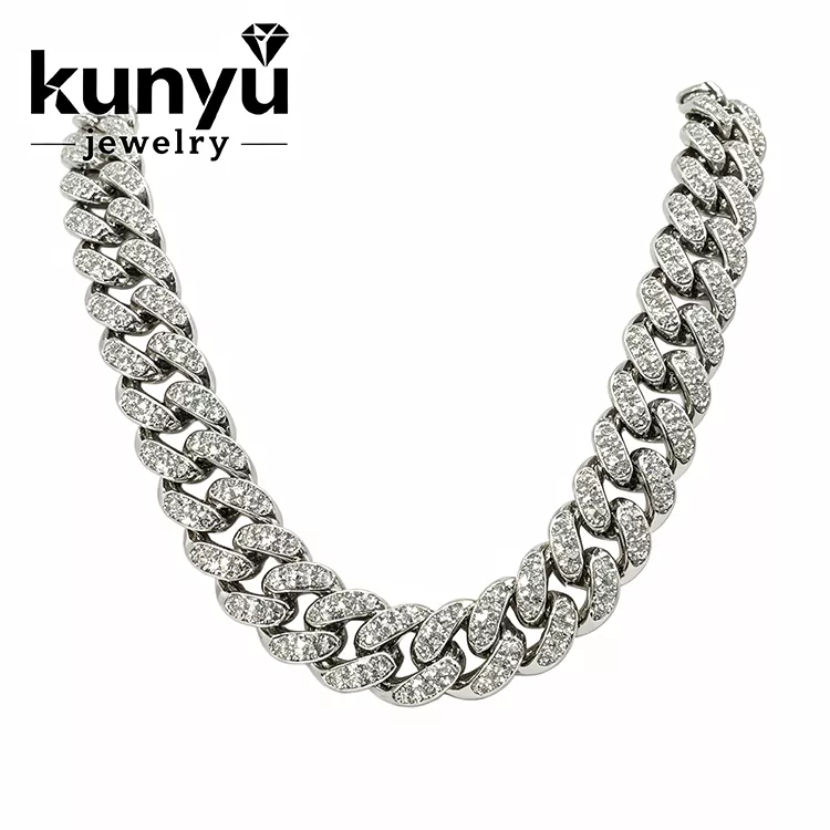 Bling क्युबा लिंक नेकलेस
